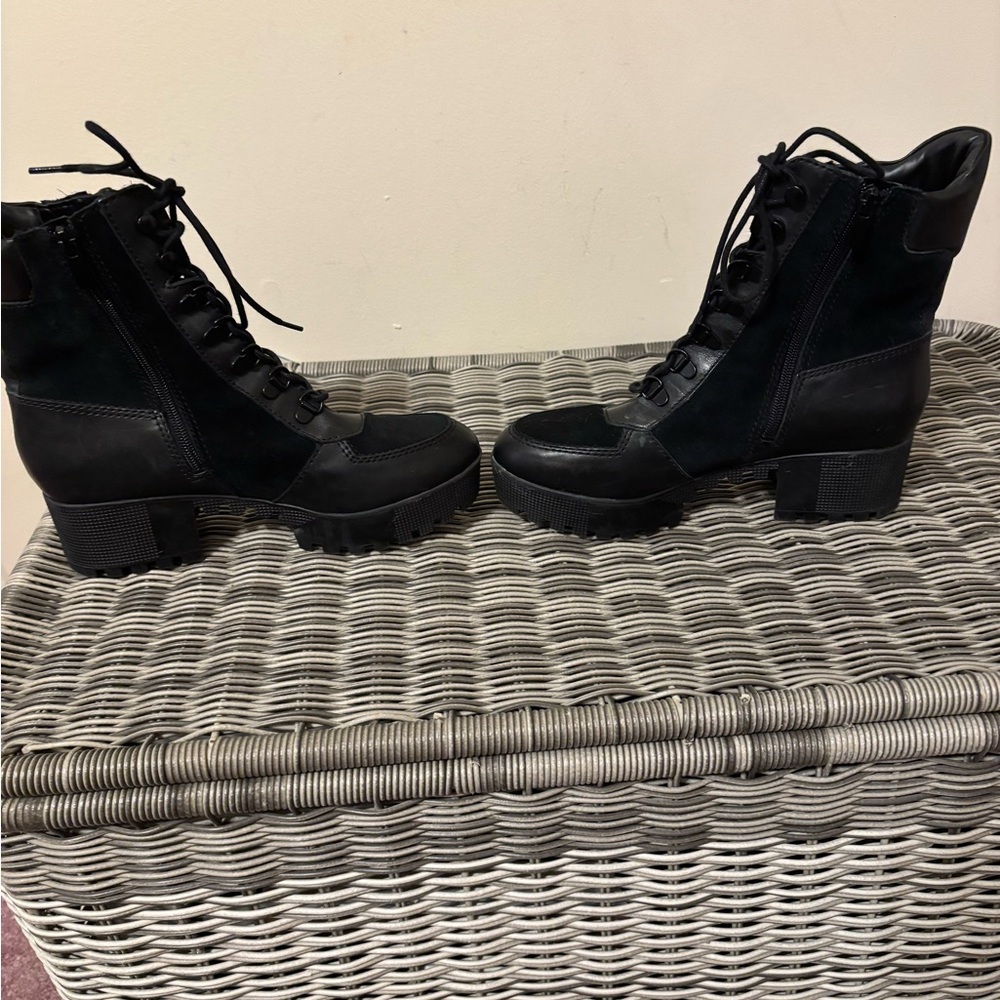 Kendall & Kylie leather combat boots - Picture 5 of 6
